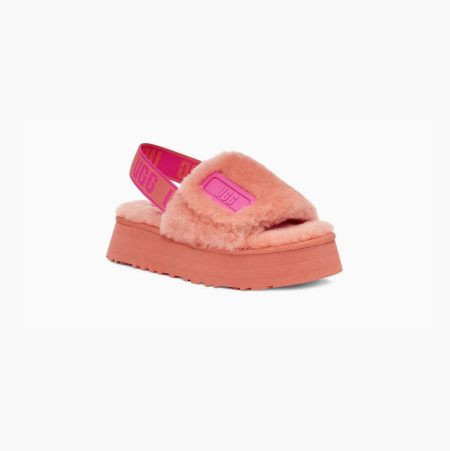 UGG Disco Slide Coral Slippers for Women (QXRO36240)